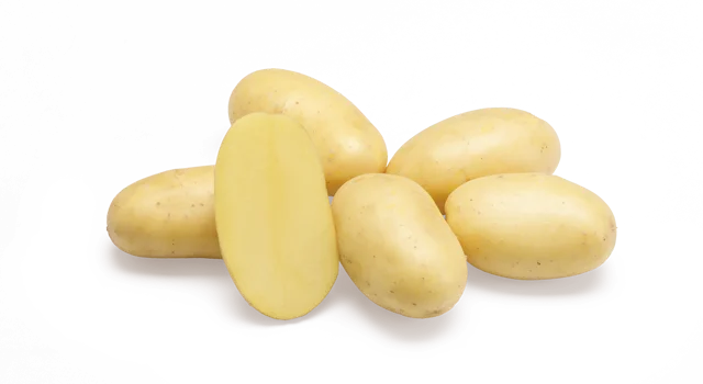 Feliz potatoes, whole and halved